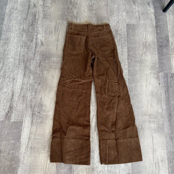 Reformation Penney High Rise Relaxed Flare Corduroy Pants - 24 - Picture 4 of 5